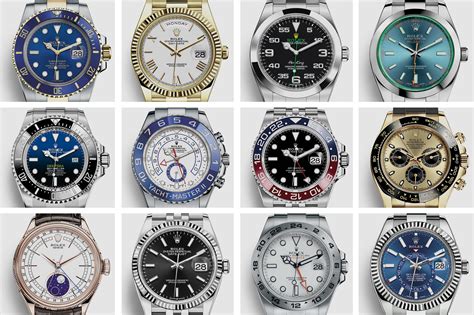 rolex lijst|Rolex watch models.